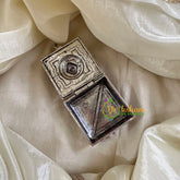 Silver Look Alike Temple Kumkum Box -Astro Stars-G10267